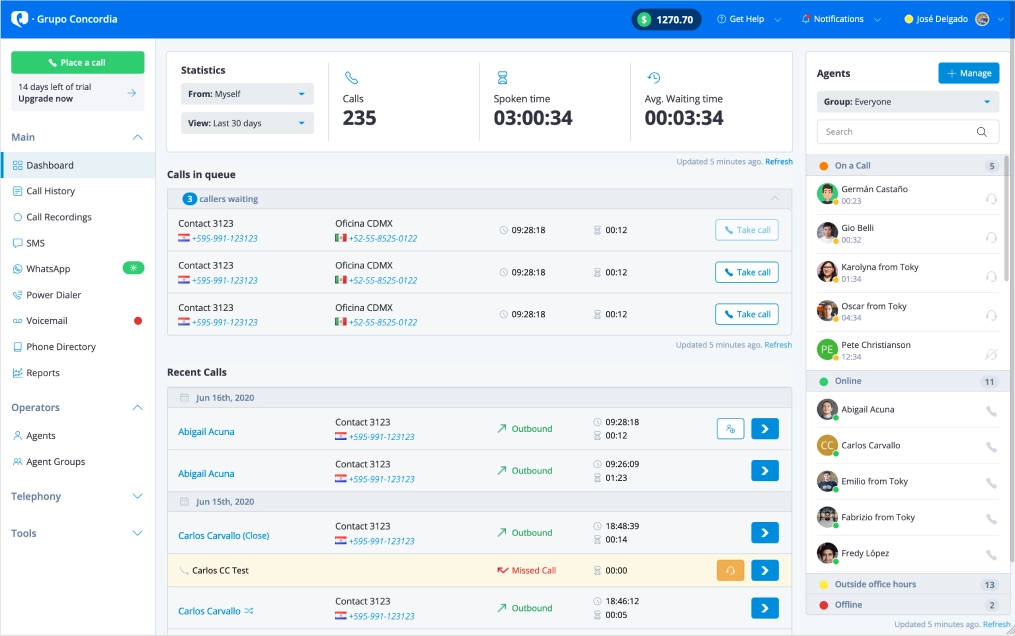 Redesigned Dashboard