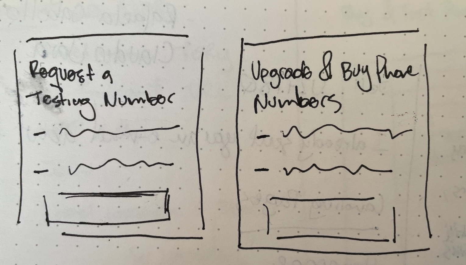 2 contexts, for testing and to purchase